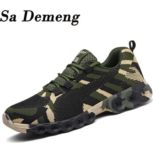 Unisex Sneakers Men Autumn Casual Shoes Fashion Breathable Military Training Camouflage Shoes