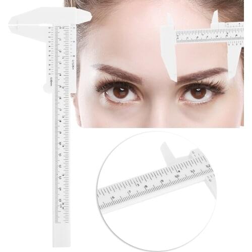 Tattoo Ruler Dual Scale Eyebrow Measure Balance Extension Rulers Shape Stencil Accurate Calibration