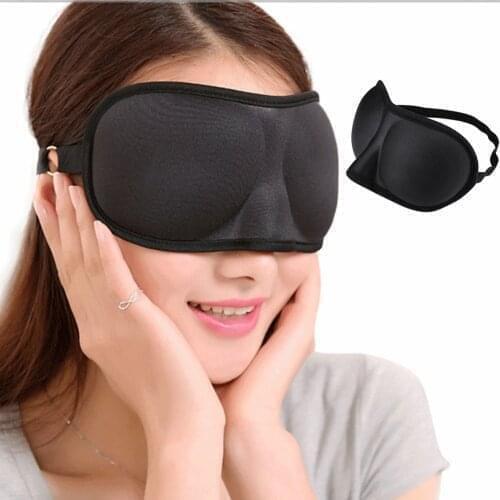1pc 3D Sleep Mask Natural Sleeping Eye Mask Eyeshade Cover Shade Eye Patch Women Men Soft Portable Blindfold Travel Eyepatch