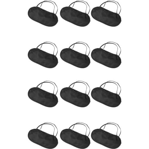 12 Pcs Sleeping Eye Masks Household Shading Blindfolds Durable Rest Eyepatches