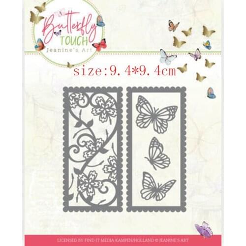 Sirius Butterfly flower vine Metal Cutting Dies Stencils Template for DIY Scrapbooking Embossing Paper Cards Album Making Craft