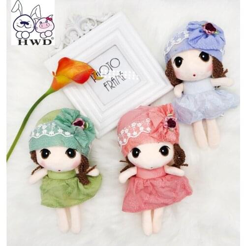 Mini Dolls Stuffed Toys For Girls Baby Cute Rabbit Small Keychains Pendant Soft Animals For Infant