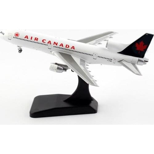 1:400 Scale Canada Airways L-1011 Airlines Model with Base Alloy Aircraft For Collectible Souvenir Show Gift Toys