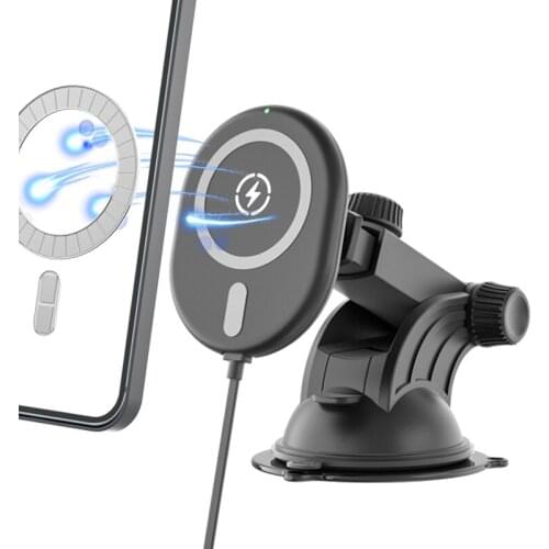 New hot Magnetic Wireless car Charger 15W Fast Charging Dashboard Air Vent Car Mount