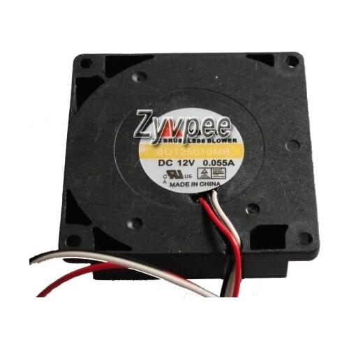 50x50x10MM BD125010MB 12V 0.055A 3Wires 5CM Cooling Fan