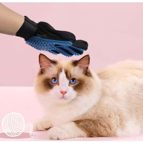 Pet Grooming Gloves for Cats Dogs Pet Brush Glove for Cat Dog Hair Remover Brush Dog Deshedding Cleaning Combs Massage Gloves