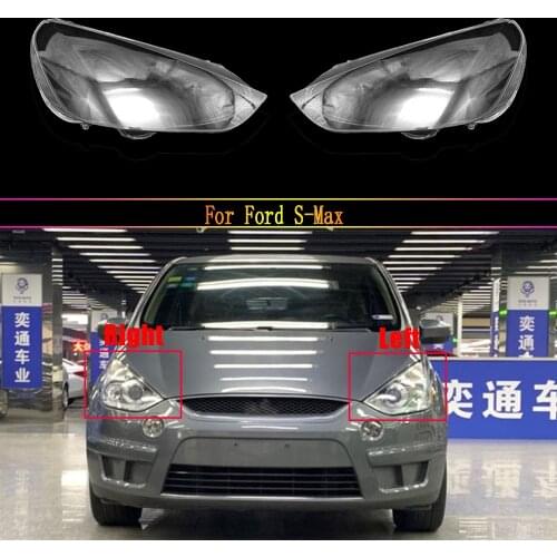 Headlight Lens For Ford S-Max Headlamp Cover Car Replacement Auto Shell