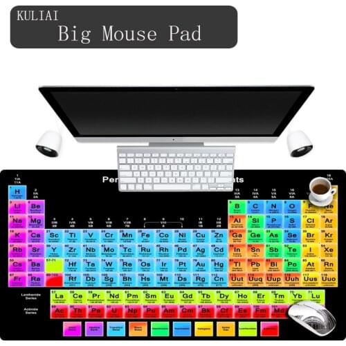 XGZ Personalized Periodic Table Mouse Pads Precision Locking MousePads Large Pad Art Mats for PC Office Computers Laptops Mat