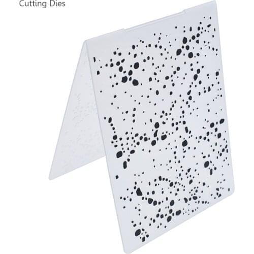 Irregular Pattern Plastic Embossing Folders Clear Stamps For Scrapbooking Photo Album Card Paper Craft Template