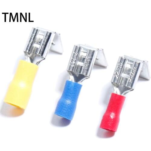 Shovel connector wire crimped cold press connector plug spring piece fast pluggable terminal PBDD Terminals Electrical Cold car