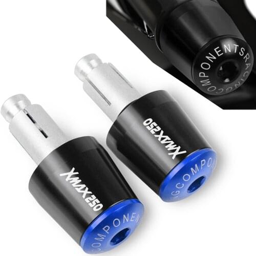 XMAX 250 For Yamaha XMAX X-MAX 250 300 XMAX250 2017 2018 7/8" 22MM Motorcycle Hand Bar Ends Slider Handle Bar End Grips Cap