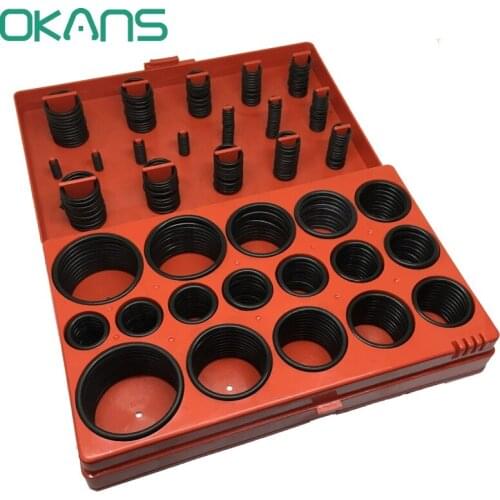 419Pcs Rubber O Ring O-Ring Seal Plumbing Garage Assortment Set Kit