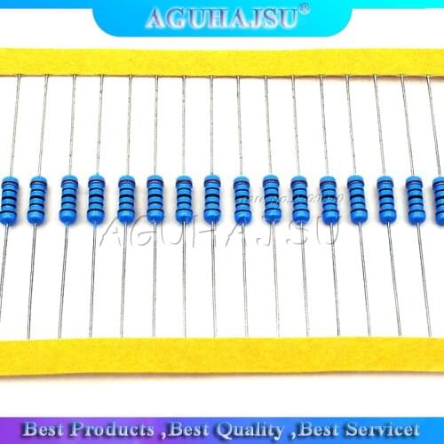 50pcs/lot Metal Film Resistor 1/2W 1% Colored Ring Resistor 10kohm 10K One Resistance