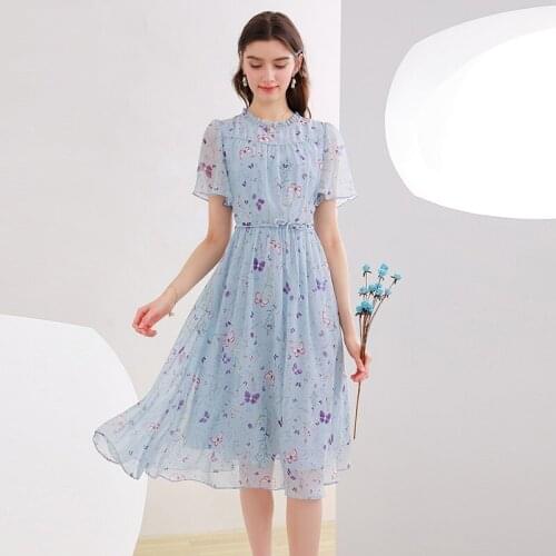 ABRINI Summer Short Sleeve Dresses