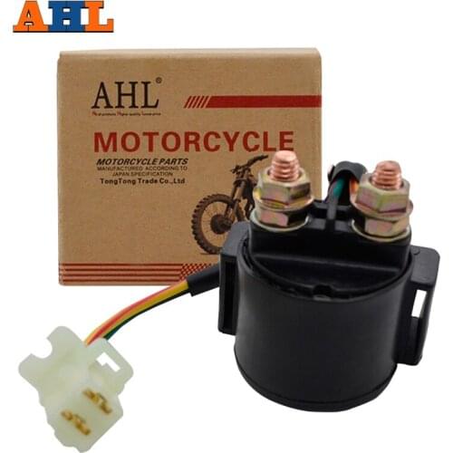 AHL Motorcycle Starter Relay Solenoid For YAMAHA RAPTOR 80 YFM80 02-08 SNOSCOOT SV80 Snowmobile 88-90 SRX250 SRX 250 87-88