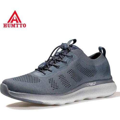HUMTTO Brand Sport Running Shoes for Men Breathable Cushioning Sneakers Man Non-slip Luxury Designer Trainers shoes Mens Women