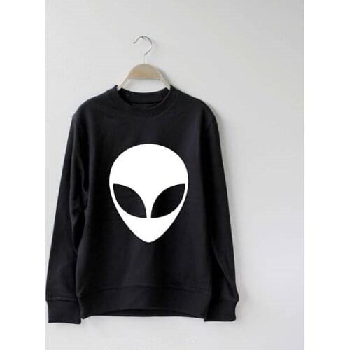 Alien Sweatshirt Unisex Jumper Pullover long sleeve Alien sweatshirt high quality jumper casual tops drop ship