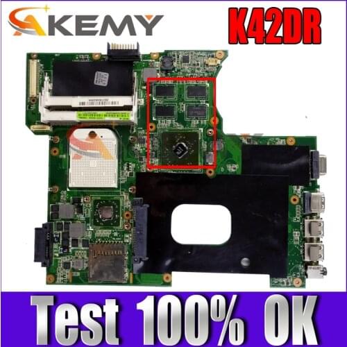 K42DR Mainboard For ASUS A42D K42D K42DY K42DR Laptop motherboard 100% Tested Working free shipping