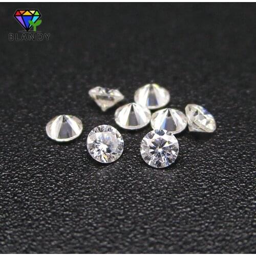 Factory Price 3.0~12mm Round Shape Star Cut GH Color Loose White Moissanites Stone For Engagement Ring Jewelry
