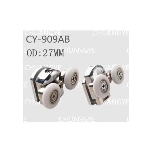Metal roller OD:27mm sliding door pulley shower room hardware