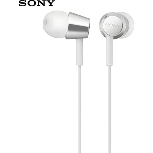 Sony earphones MDR-EX155AP headphone in-ear four colors Stereo universal subwoofer cable control with wheat call for Samsung