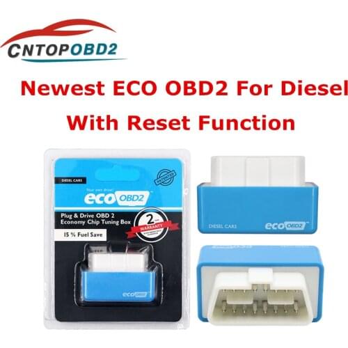 Latest ECO OBD2 For Diesel Cars EcoOBD2 15% Fuel Save With Reset Function ECOOBD2 Car Chip Tuning Box More Power Than NitroOBD2