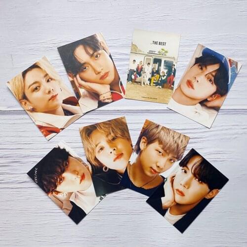 2021 NEW Album South Korean Groups Kpop Bangtan Boys Lomo Card The Best HD Cards Poster JIMIN JUNGKOOK SUGA V JIN RM Fans Gift