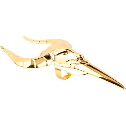 Dongsheng Wholesale Norse Viking Ring Men Animal Open Ring Cool Jewelry Punk Gothic Finger Tip Ring for Female Male Rings