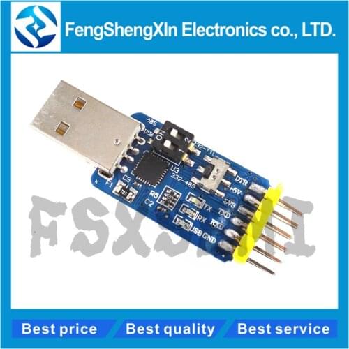 1pcs USB CP2102 to TTL RS232 USB TTL to RS485 Mutual Convert 6 in 1 Convert Module Good