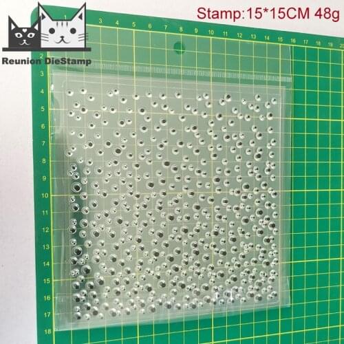 Reunion Small Dots Falling Snow CLEAR STAMPS DIY Scrapbooking Card Album Paper Craft Rubber Transparent Silicon Clear Stamp