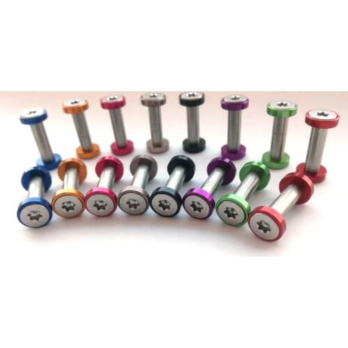 10pcs/bag, 0.87"x0.2"(22mm x 5mm) stainless steel Knife Handle hex Screws Suitable for 5mm hole No512