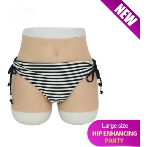 Silicone Penetrable False Vagina Pant Artificial Padded Buttock Latex Fake Underwear for Transgender Crossdresser DragQ