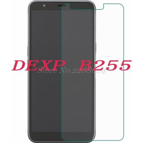 Smartphone 9H Tempered Glass for DEXP B255 5.5" Explosion-proof Protective Film Screen Protector cover phone