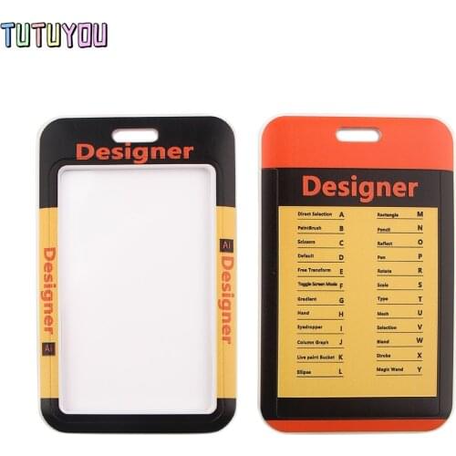 1pcs PC2773 Ai Designer Neck Strap Lanyard For Key ID Card Gym Mobile Phone Straps USB Badge Holder DIY Hang Rope Lariat Lanyard