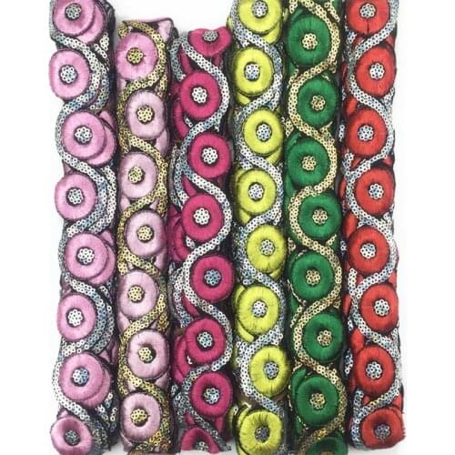 5Yard Lace Trim Ribbon Fabric for Applique Sewing Wedding Dress Decoration Accessories Lace Trimming Fabric Knitting Material