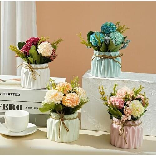 American European-style retro simulation decorative flowers fake flowers silk flowers plastic floral home furnishings dining