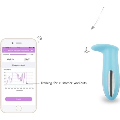 Wireless Biofeedback EMG&ETS Therapy Pelvic floor Electric&POP&FPFD incontinence uterine Improve intimate Kegel Game Trainer