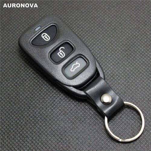 AURONOVA for Kia Cerato Remote Key Case 3+1 Buttons Replace Car Remote Shell Cover With Rubber Buttons