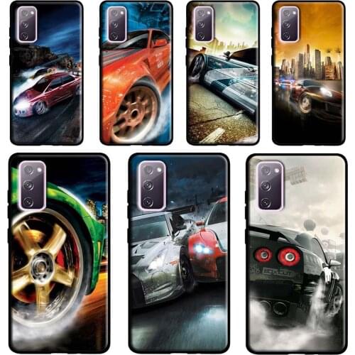Luxury Car Drift Case For Samsung Galaxy S20 FE S21 Ultra Note 20 Note 9 10 S10e S8 S9 S10 Plus Phone Cover