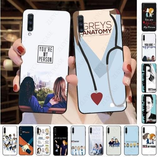 Soft Phone Accessories Cell Case For samsung Galaxy A50 A10 A30 A70 A7 A9 A10S J5 J6 J7 J8 CASE You're My Person Greys Anatomy
