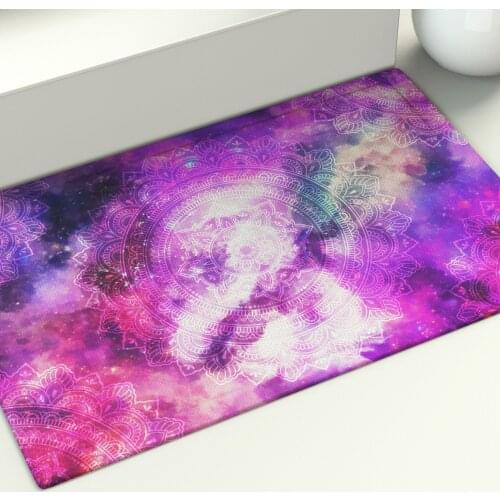 Mandala Lotus Dazzle Floor Mat Colour Kitchen Area Rugs Living Room Bedroom Bathroom Decor Large Carpet Print Psychedlic Mandala