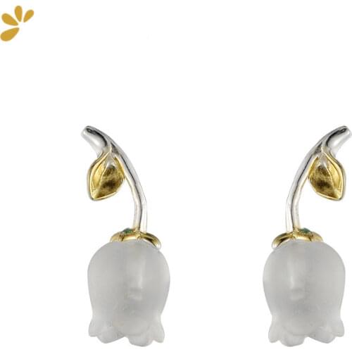 GEEZENCA Women's Silver Earrings