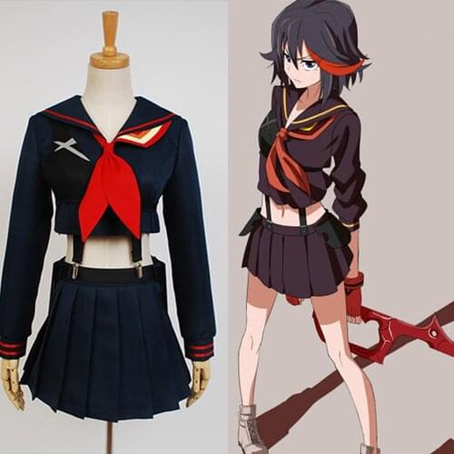 KILL la KILL Ryuko Matoi Cosplay Costumes Japanese Anime Party Halloween Costume For Women Girls Dress Custom Made