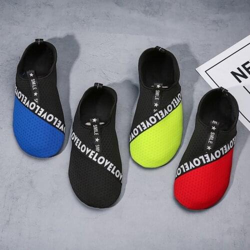 Flat Mesh Outdoor Water Shoes Couple Summer Beach Shoes Mens Women Casual Shoes Unisex Swimming Footwear Sport Sneakers Size 49