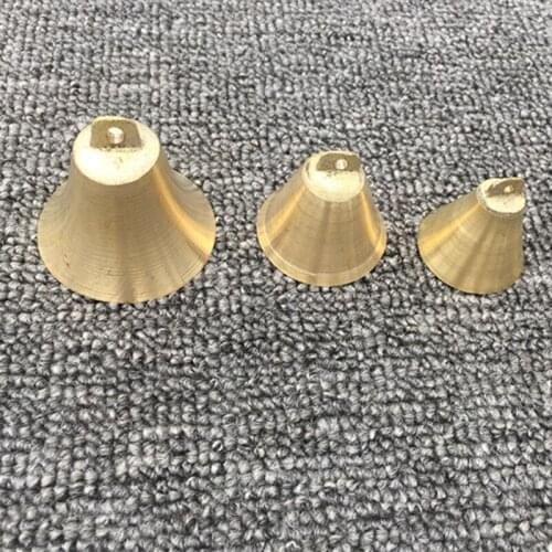 Brass Jingle Bells When Christmas Decoration Pet Pendants Hanging Christmas Tree Decorations A Crisp Bell for Cats Dogs- 3 Sizes