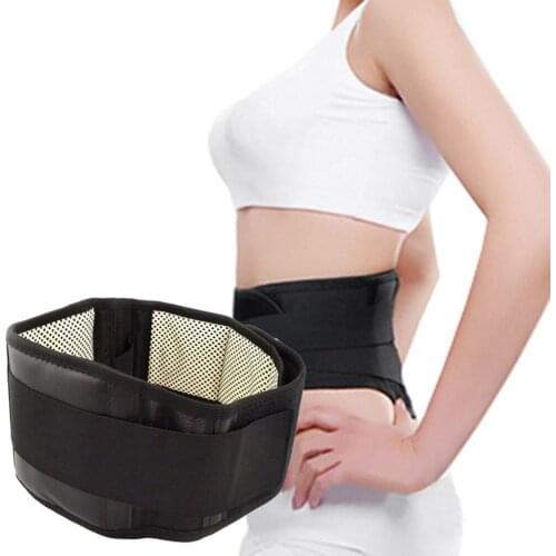 2017 Hot Back Sport Waist Pad Support Fitness belt Protector Belt Magnetic Self Heating Lower Lumbar