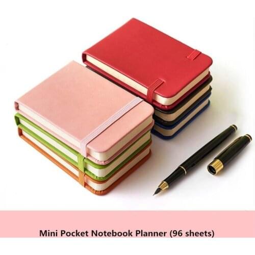 Sheets Mini Pocket school Notebook paper Journals Monthly Weekly Daily Planner Memo Pads Agenda Stationery diary sketchbook book