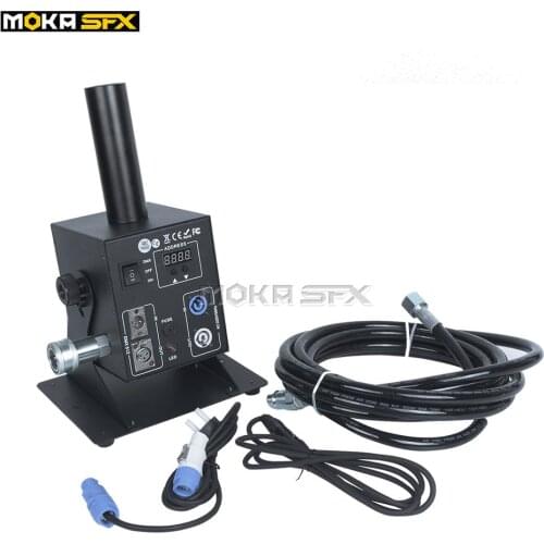 Moka dry ice fog machine Co2 jet spray machine dmx fog machine adjustable angle co2 gas machine