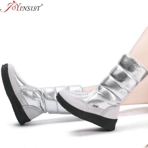 New 2019, Warm, Breathable, High Leg Trimming Boots, Snow Boots, Cotton Boots, Flat Fur-Lined Shoes