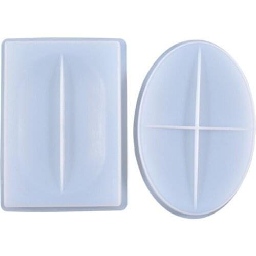 DIY Crafts Decor Crystal Epoxy Resin Mold Soap Box Tray Casting Silicone Mould Dropship